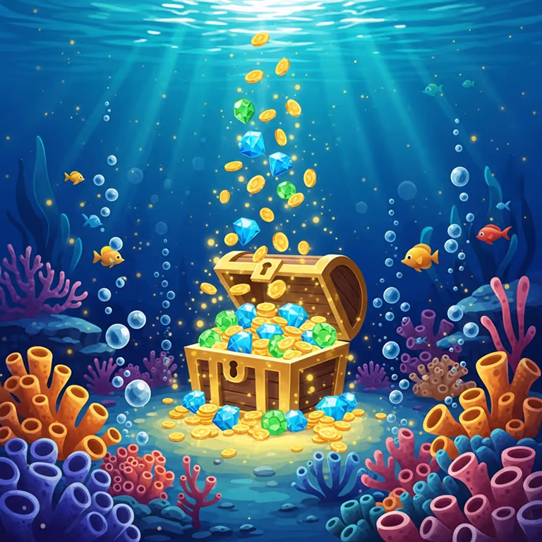 ainbet Casino image featuring a leather wallet surrounded by gold coins.